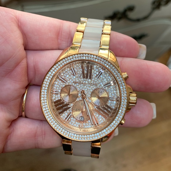 MK6096 Wren Rosegold MK Watch - Picture 1 of 3